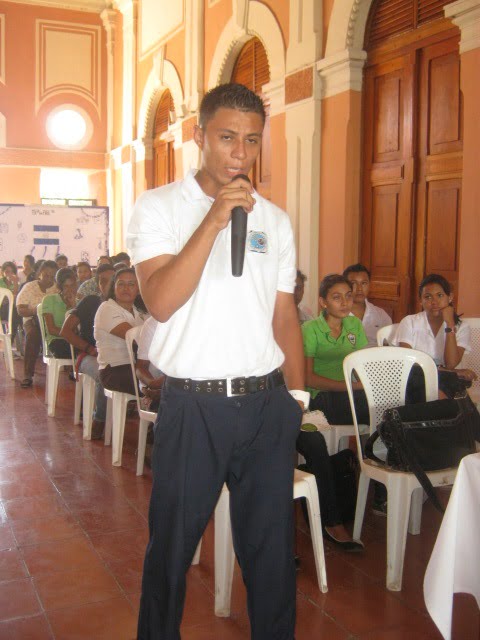 Estudiante Moises Palacios, del INTECNA